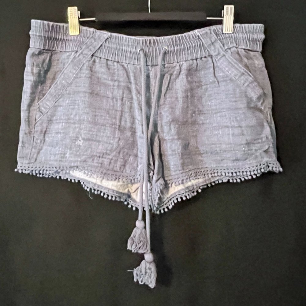 Juniors Chambray Shorts